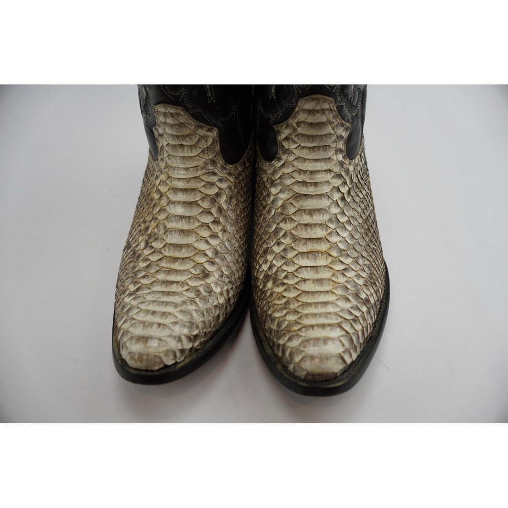 J.B. Dillon Reserve JBR1001 Gray Python Cowboy Bo… - image 3